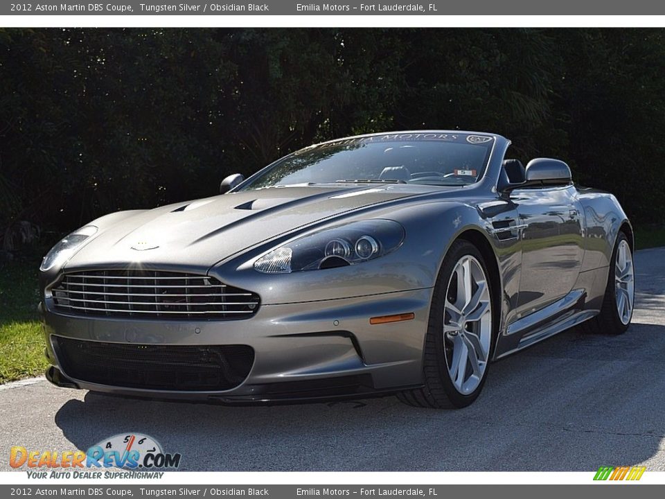 2012 Aston Martin DBS Coupe Tungsten Silver / Obsidian Black Photo #28