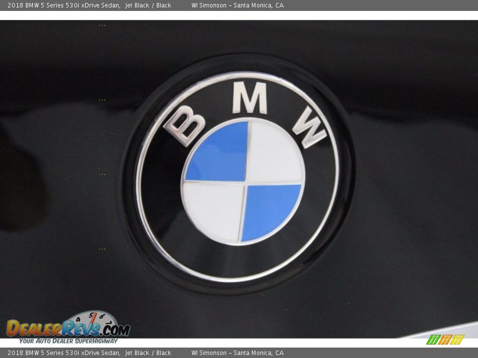 2018 BMW 5 Series 530i xDrive Sedan Jet Black / Black Photo #33