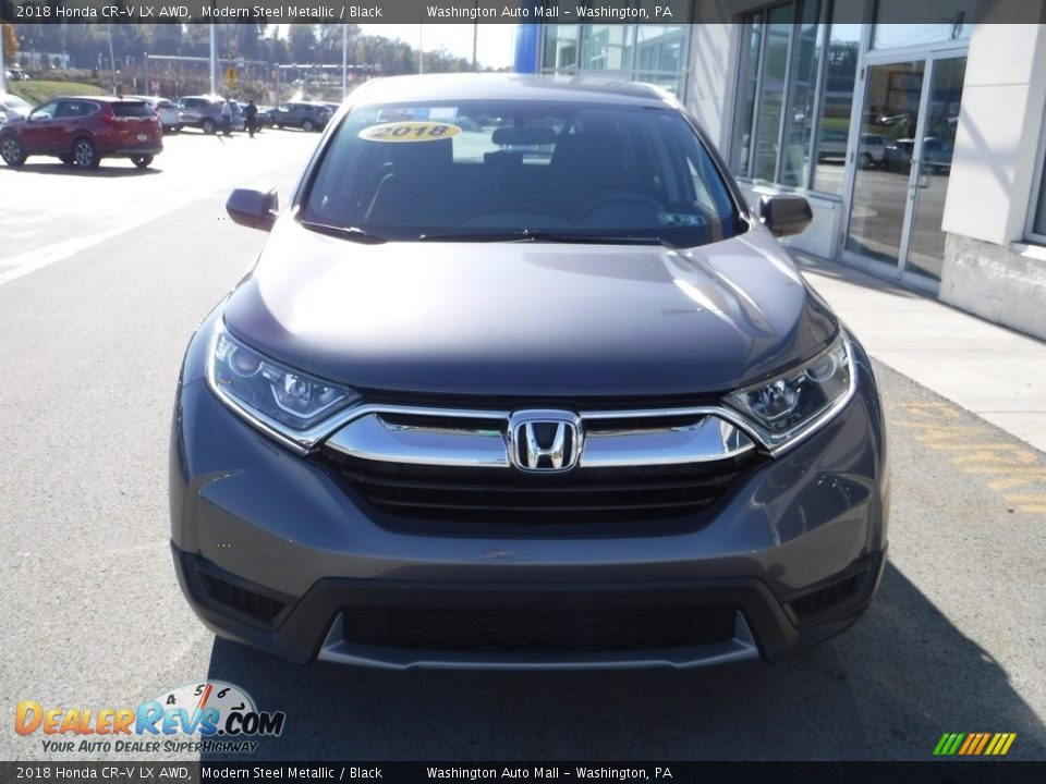 2018 Honda CR-V LX AWD Modern Steel Metallic / Black Photo #3