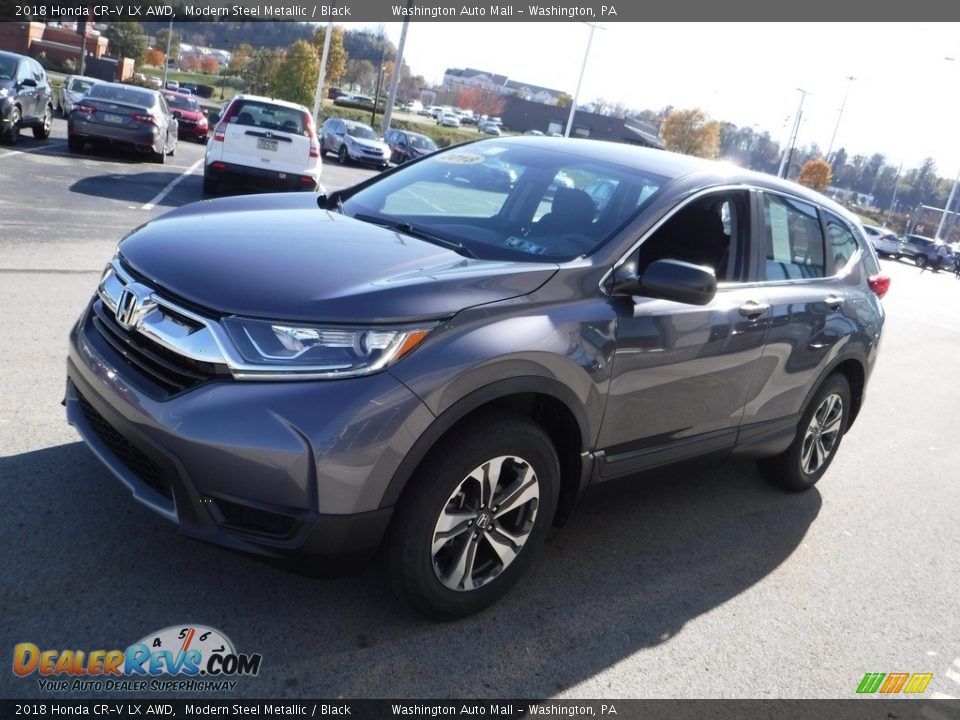 2018 Honda CR-V LX AWD Modern Steel Metallic / Black Photo #4