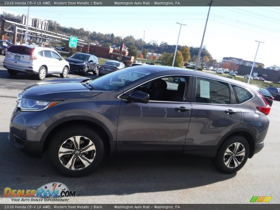 2018 Honda CR-V LX AWD Modern Steel Metallic / Black Photo #5