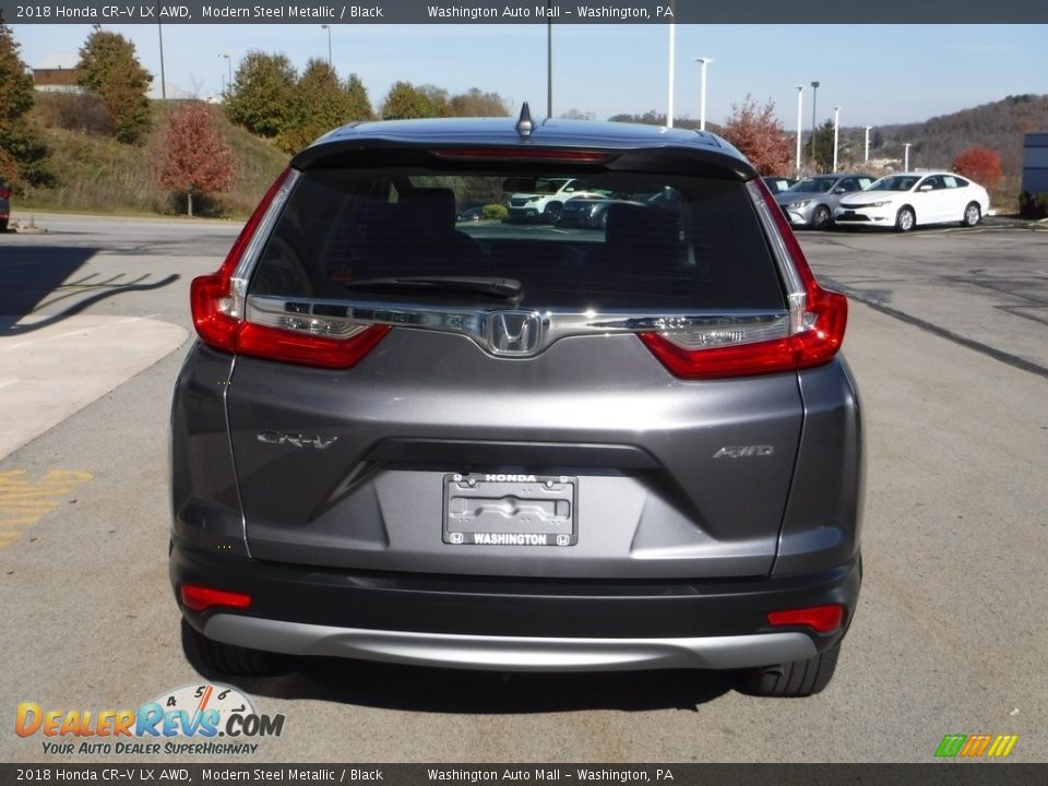 2018 Honda CR-V LX AWD Modern Steel Metallic / Black Photo #7