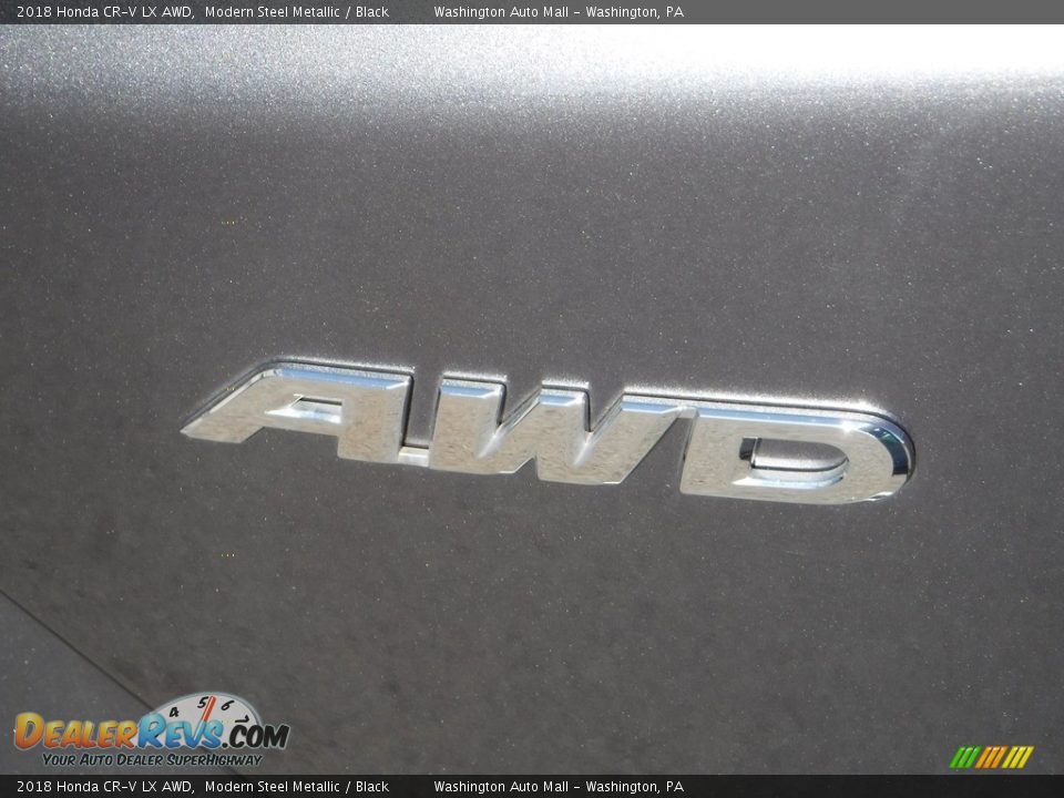 2018 Honda CR-V LX AWD Modern Steel Metallic / Black Photo #9