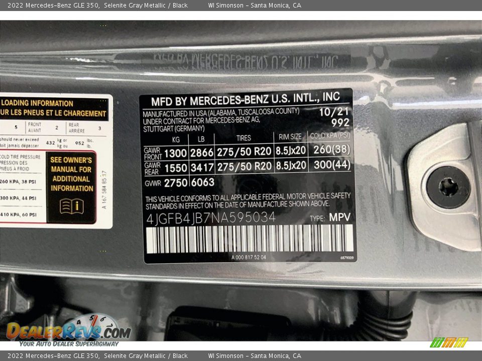 2022 Mercedes-Benz GLE 350 Selenite Gray Metallic / Black Photo #11