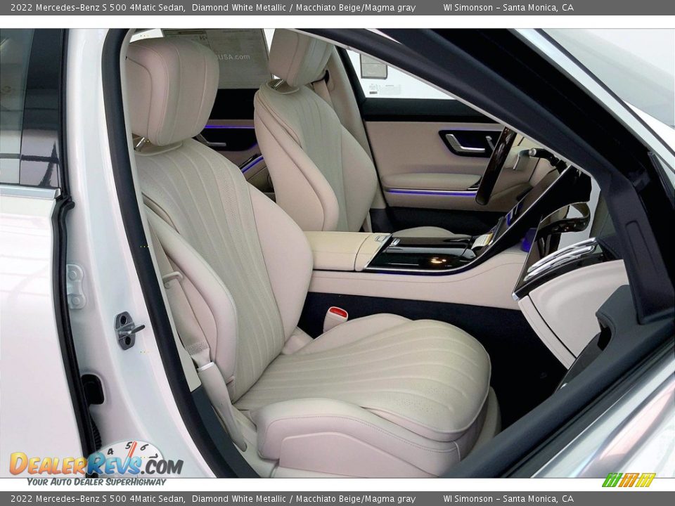 Front Seat of 2022 Mercedes-Benz S 500 4Matic Sedan Photo #5