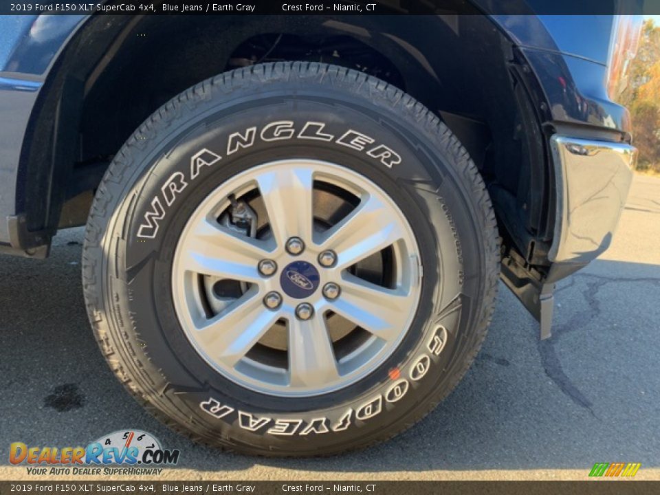 2019 Ford F150 XLT SuperCab 4x4 Blue Jeans / Earth Gray Photo #10