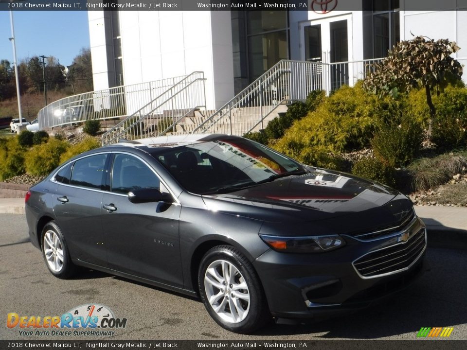 2018 Chevrolet Malibu LT Nightfall Gray Metallic / Jet Black Photo #1