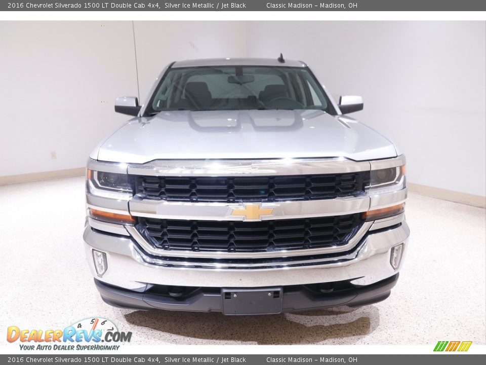 2016 Chevrolet Silverado 1500 LT Double Cab 4x4 Silver Ice Metallic / Jet Black Photo #2