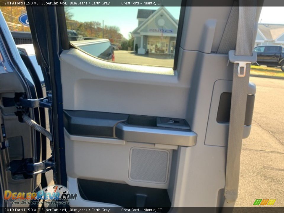 2019 Ford F150 XLT SuperCab 4x4 Blue Jeans / Earth Gray Photo #19