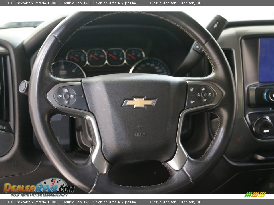 2016 Chevrolet Silverado 1500 LT Double Cab 4x4 Steering Wheel Photo #8