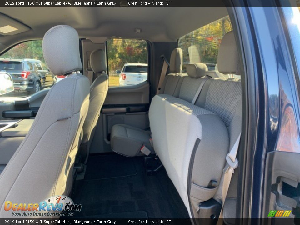 2019 Ford F150 XLT SuperCab 4x4 Blue Jeans / Earth Gray Photo #20