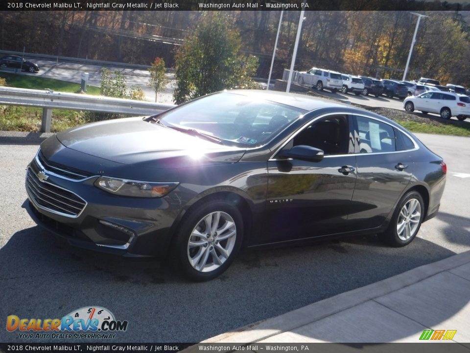 2018 Chevrolet Malibu LT Nightfall Gray Metallic / Jet Black Photo #10