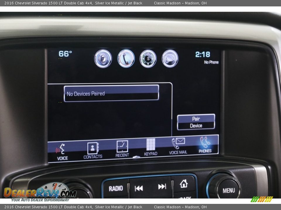 Controls of 2016 Chevrolet Silverado 1500 LT Double Cab 4x4 Photo #12