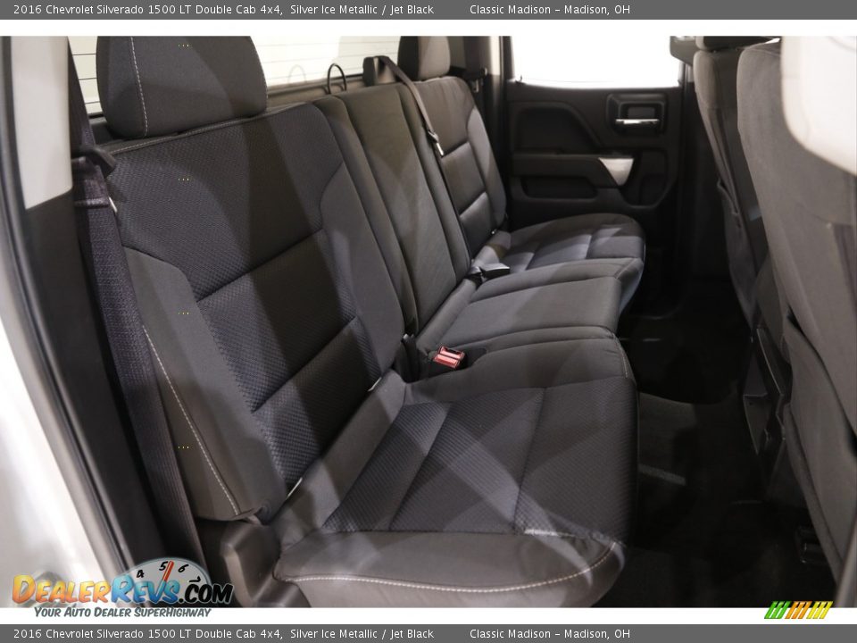 Rear Seat of 2016 Chevrolet Silverado 1500 LT Double Cab 4x4 Photo #16