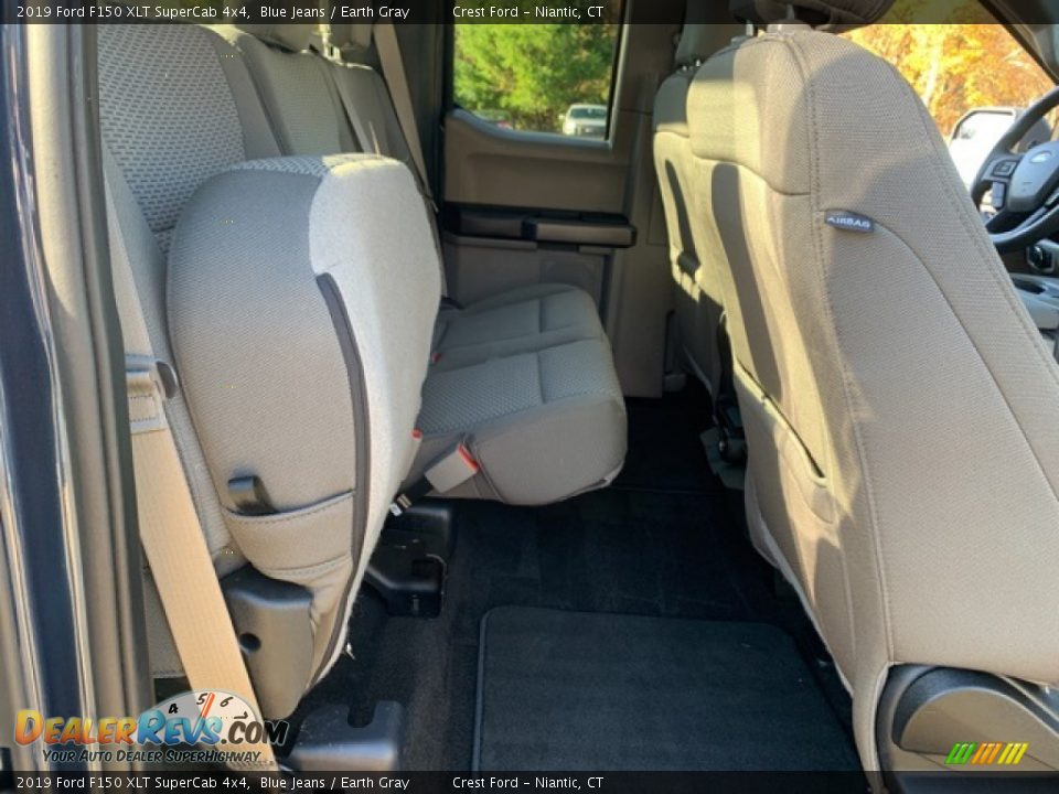 2019 Ford F150 XLT SuperCab 4x4 Blue Jeans / Earth Gray Photo #29