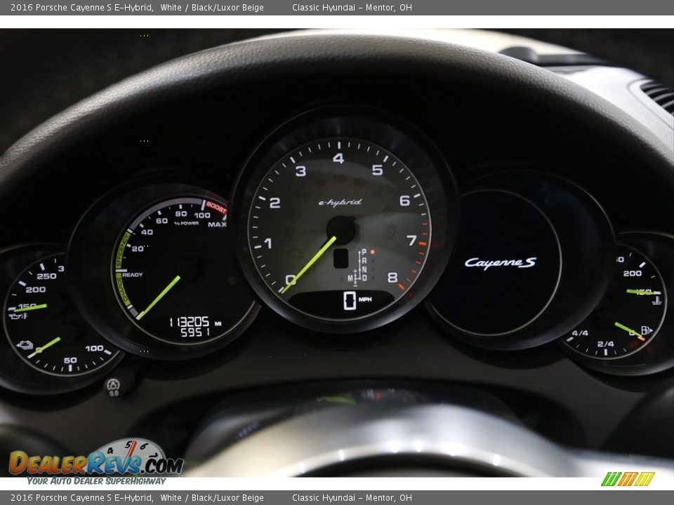 2016 Porsche Cayenne S E-Hybrid White / Black/Luxor Beige Photo #8