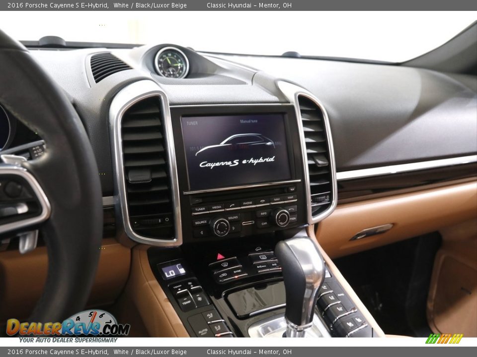 2016 Porsche Cayenne S E-Hybrid White / Black/Luxor Beige Photo #10