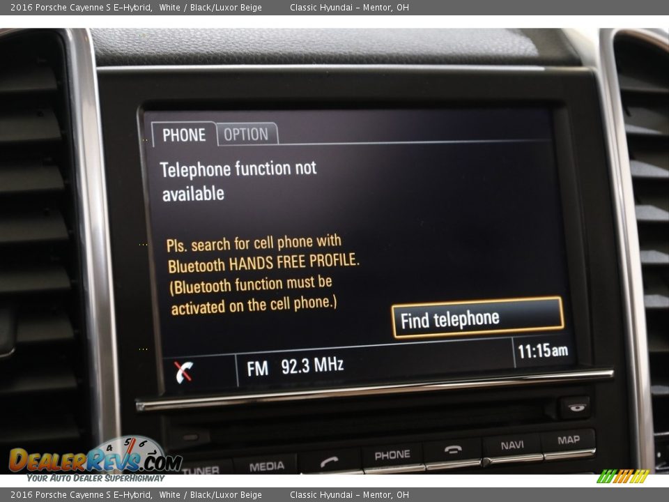 2016 Porsche Cayenne S E-Hybrid White / Black/Luxor Beige Photo #12