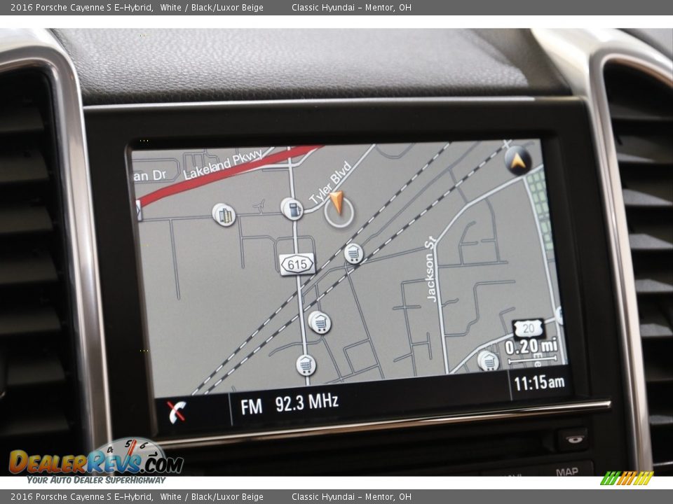 2016 Porsche Cayenne S E-Hybrid White / Black/Luxor Beige Photo #13