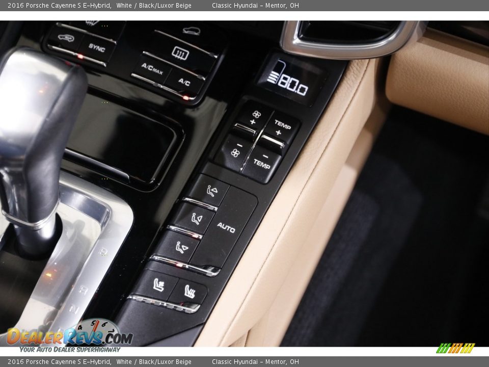 2016 Porsche Cayenne S E-Hybrid White / Black/Luxor Beige Photo #18