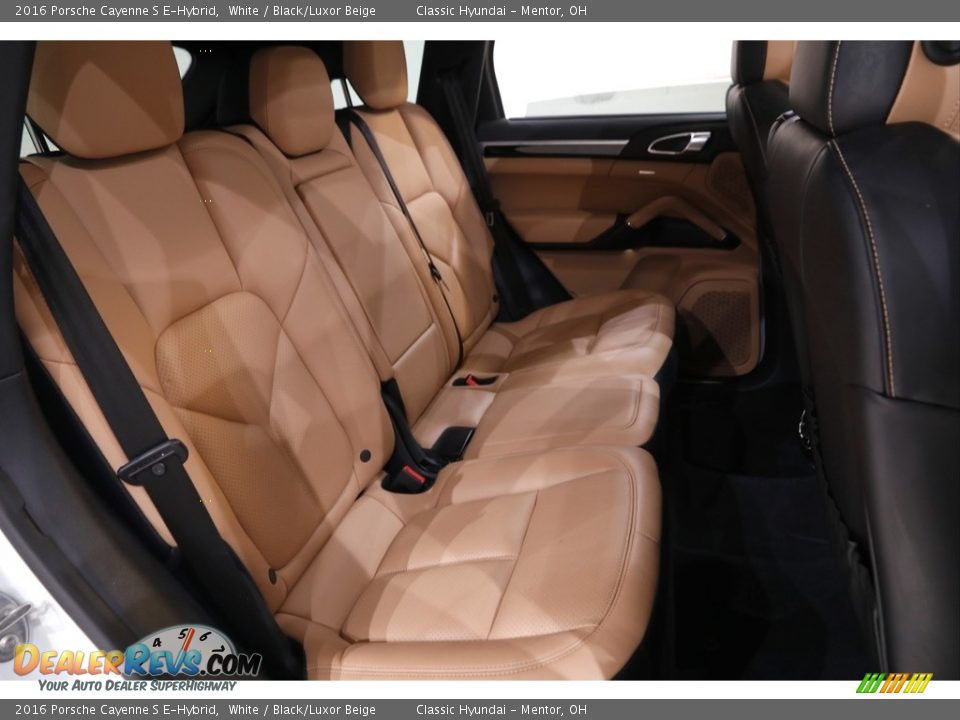 2016 Porsche Cayenne S E-Hybrid White / Black/Luxor Beige Photo #20