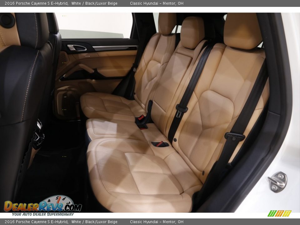 2016 Porsche Cayenne S E-Hybrid White / Black/Luxor Beige Photo #21
