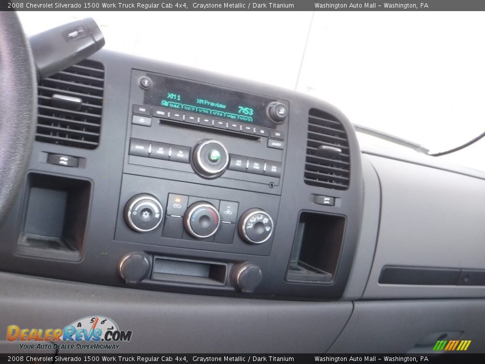 2008 Chevrolet Silverado 1500 Work Truck Regular Cab 4x4 Graystone Metallic / Dark Titanium Photo #4