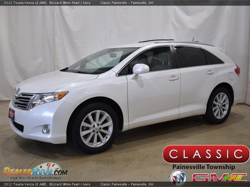 2012 Toyota Venza LE AWD Blizzard White Pearl / Ivory Photo #1