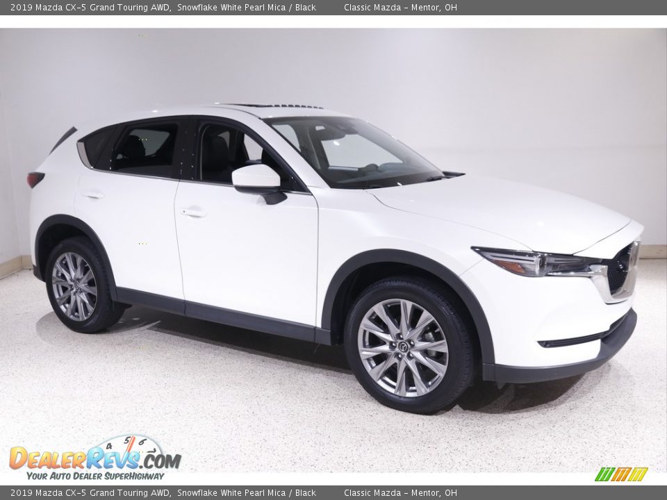 2019 Mazda CX-5 Grand Touring AWD Snowflake White Pearl Mica / Black Photo #1