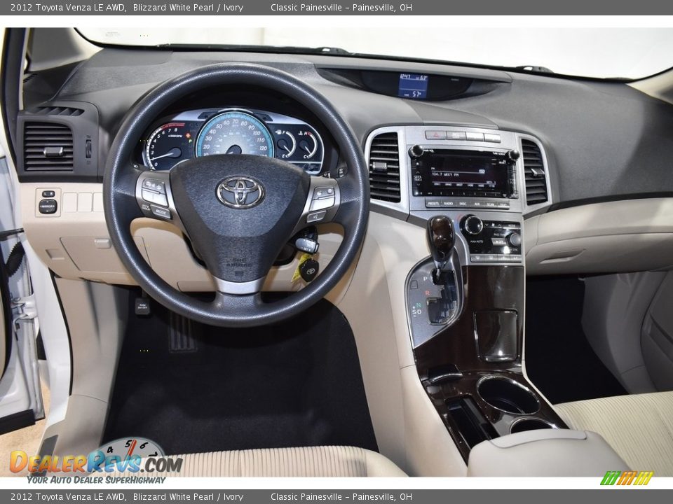 2012 Toyota Venza LE AWD Blizzard White Pearl / Ivory Photo #11