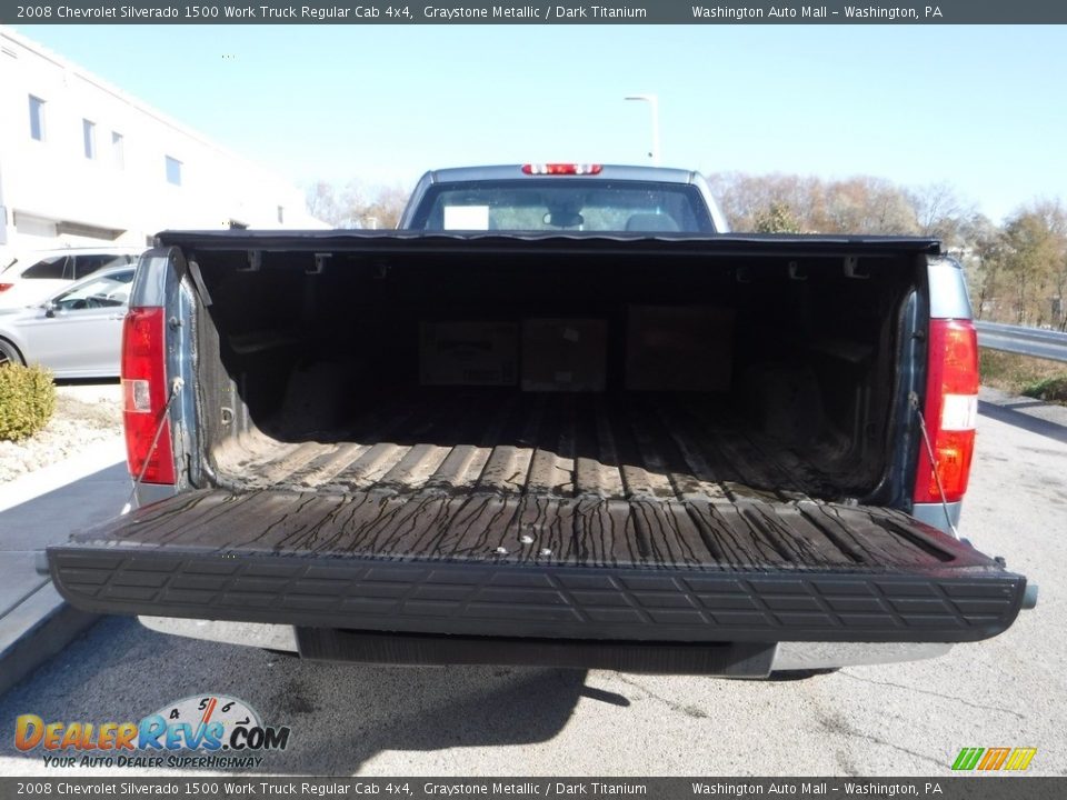 2008 Chevrolet Silverado 1500 Work Truck Regular Cab 4x4 Graystone Metallic / Dark Titanium Photo #15