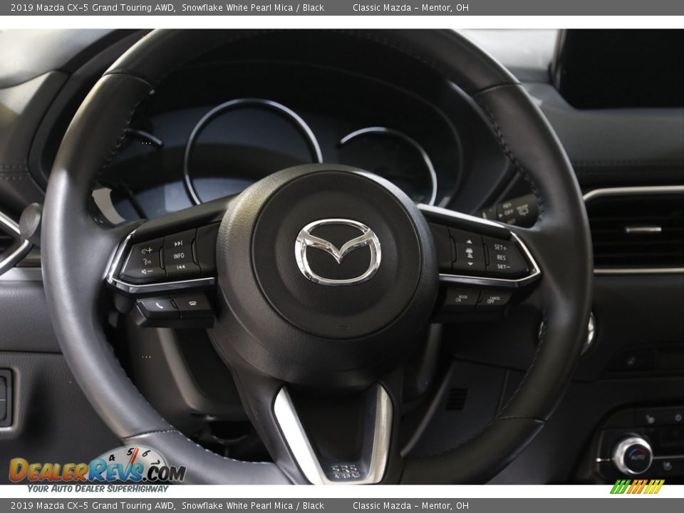 2019 Mazda CX-5 Grand Touring AWD Snowflake White Pearl Mica / Black Photo #7