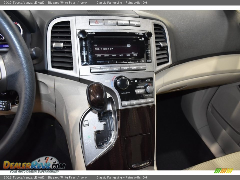 2012 Toyota Venza LE AWD Blizzard White Pearl / Ivory Photo #12