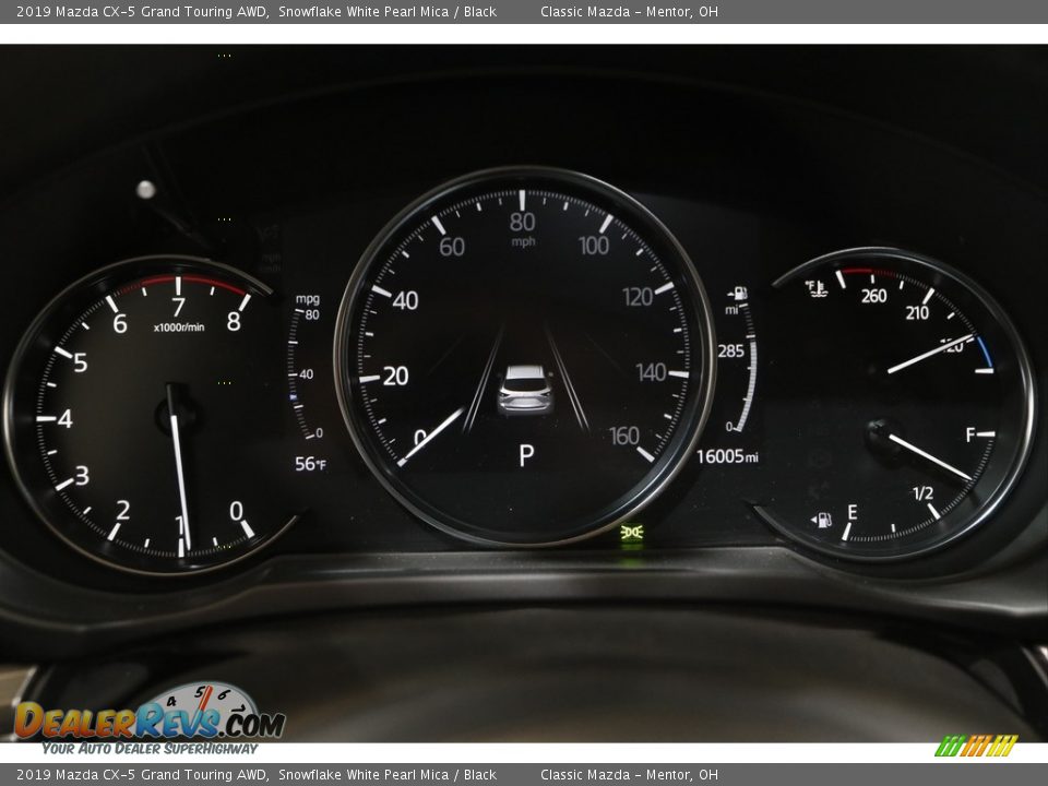 2019 Mazda CX-5 Grand Touring AWD Snowflake White Pearl Mica / Black Photo #8
