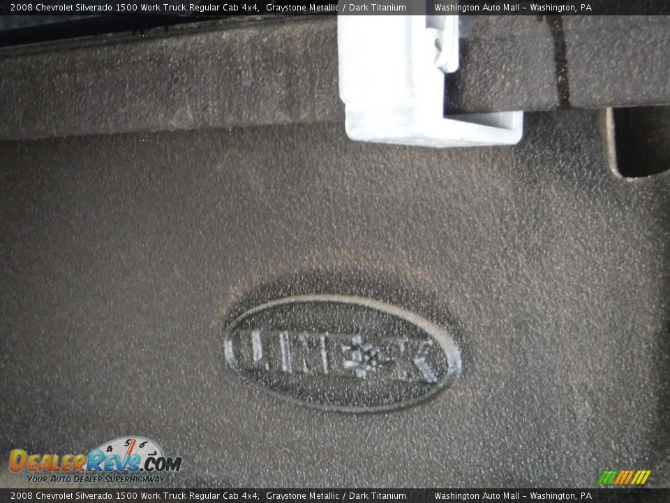 2008 Chevrolet Silverado 1500 Work Truck Regular Cab 4x4 Graystone Metallic / Dark Titanium Photo #16