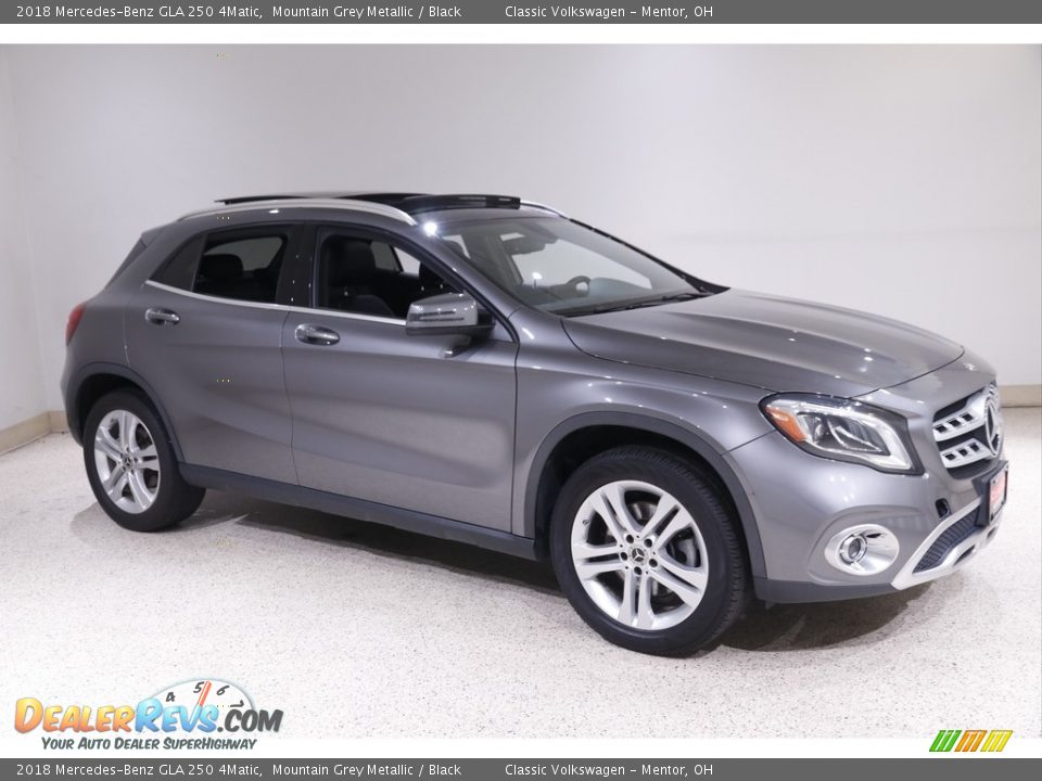 2018 Mercedes-Benz GLA 250 4Matic Mountain Grey Metallic / Black Photo #1