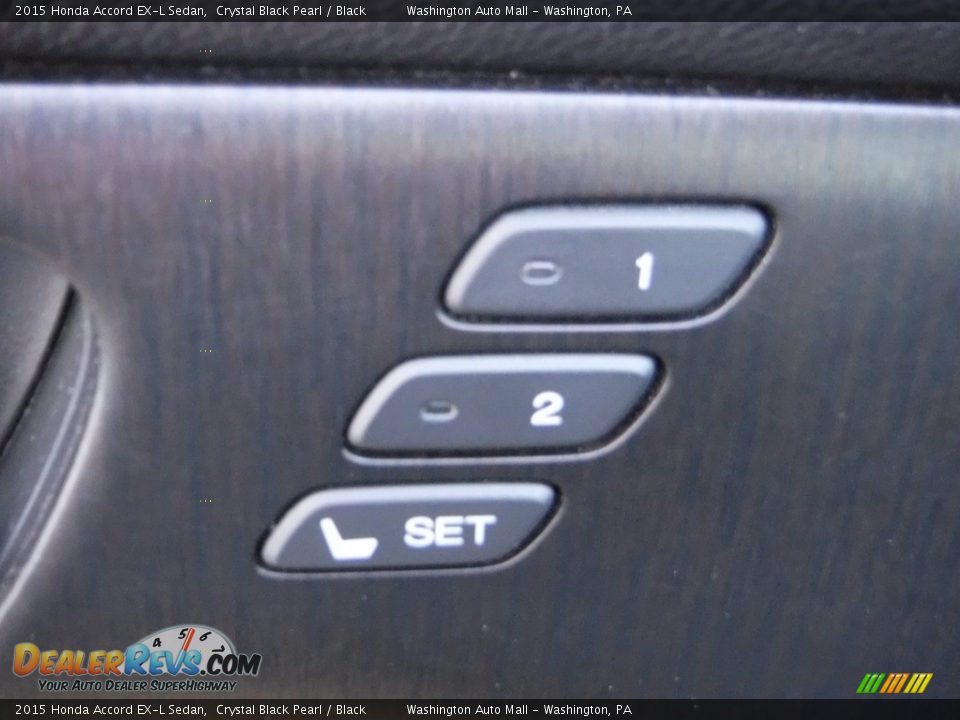 2015 Honda Accord EX-L Sedan Crystal Black Pearl / Black Photo #13