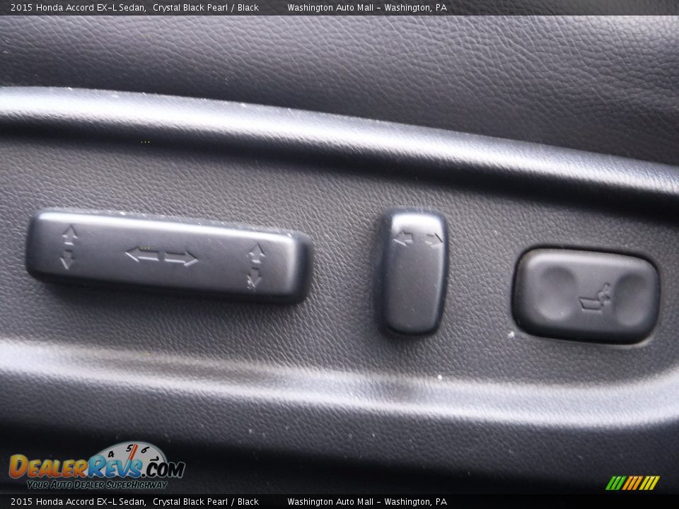 2015 Honda Accord EX-L Sedan Crystal Black Pearl / Black Photo #15
