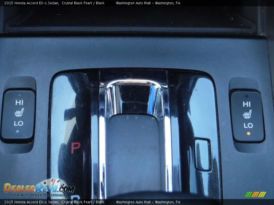 2015 Honda Accord EX-L Sedan Crystal Black Pearl / Black Photo #18