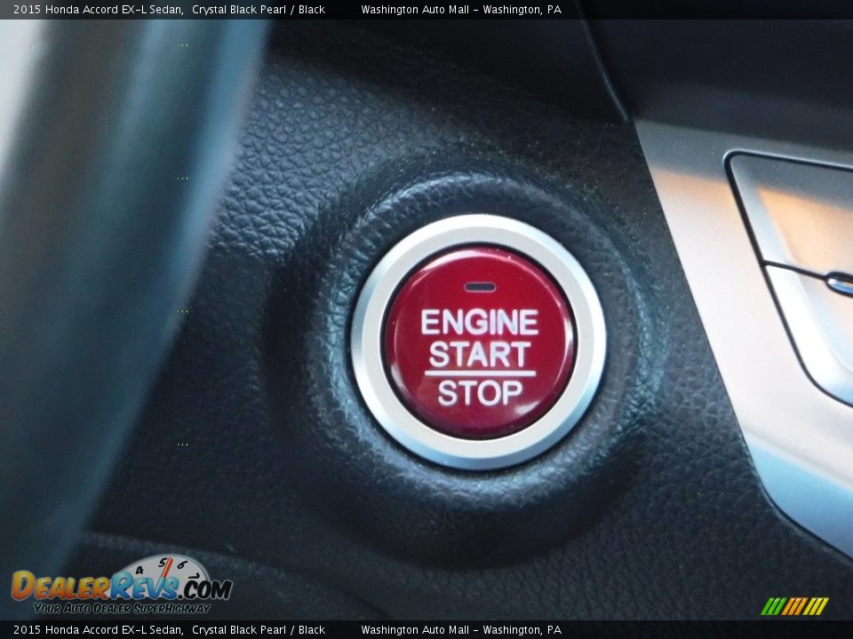 2015 Honda Accord EX-L Sedan Crystal Black Pearl / Black Photo #21