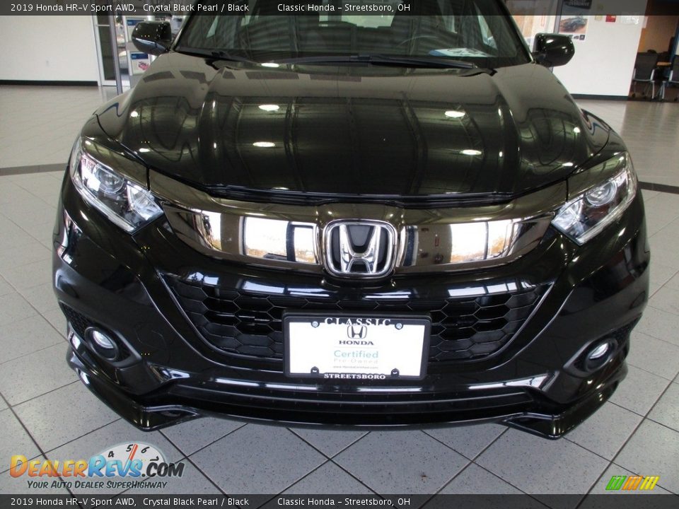 2019 Honda HR-V Sport AWD Crystal Black Pearl / Black Photo #2