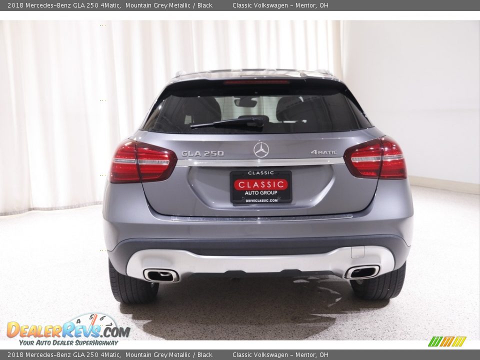2018 Mercedes-Benz GLA 250 4Matic Mountain Grey Metallic / Black Photo #20