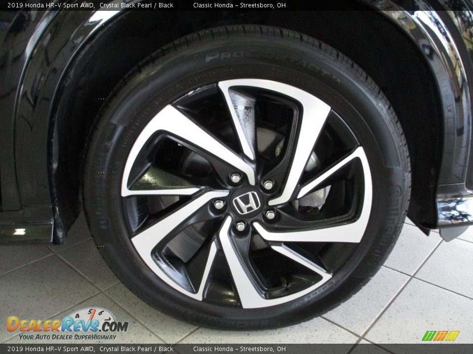 2019 Honda HR-V Sport AWD Crystal Black Pearl / Black Photo #5