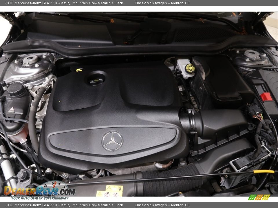 2018 Mercedes-Benz GLA 250 4Matic Mountain Grey Metallic / Black Photo #21