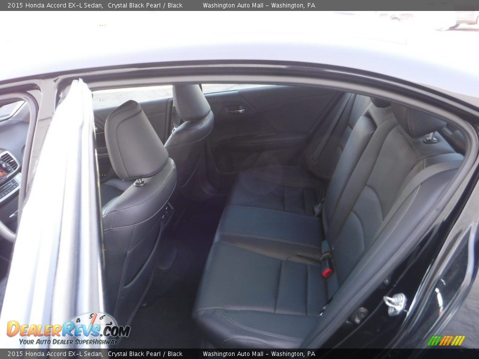 2015 Honda Accord EX-L Sedan Crystal Black Pearl / Black Photo #26