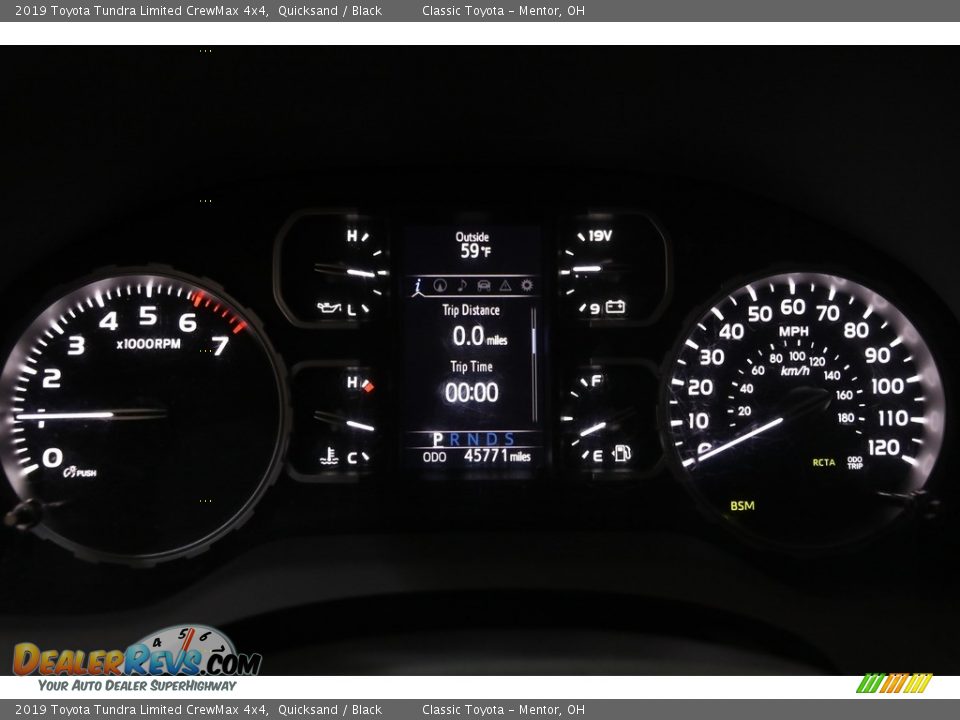 2019 Toyota Tundra Limited CrewMax 4x4 Quicksand / Black Photo #8