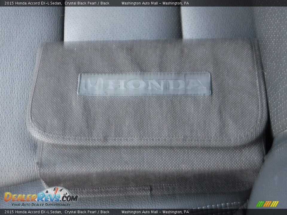 2015 Honda Accord EX-L Sedan Crystal Black Pearl / Black Photo #27