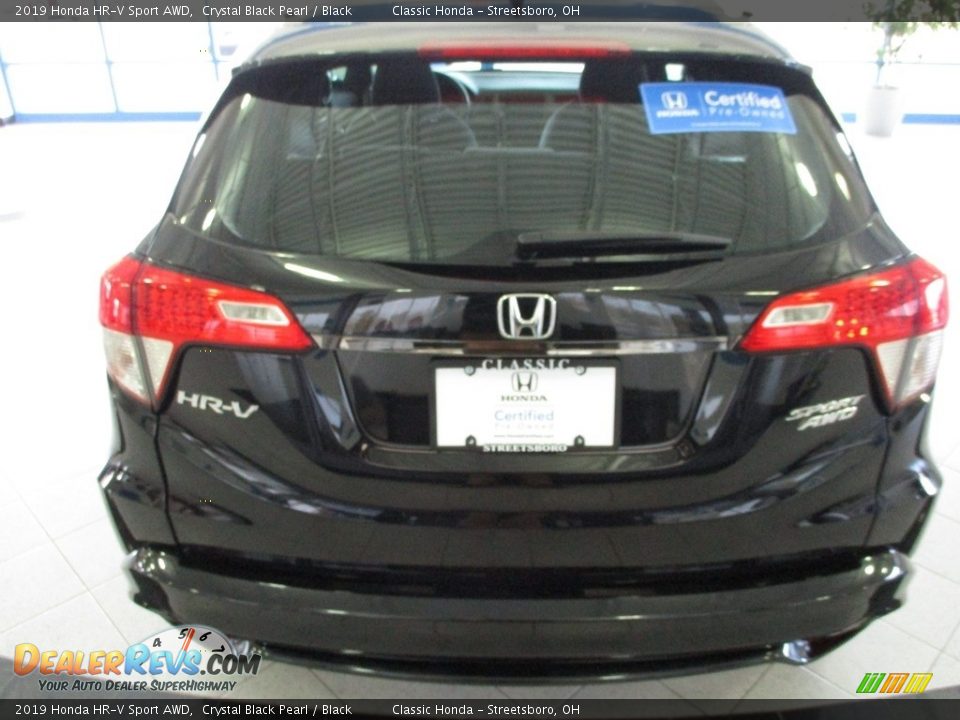 2019 Honda HR-V Sport AWD Crystal Black Pearl / Black Photo #8