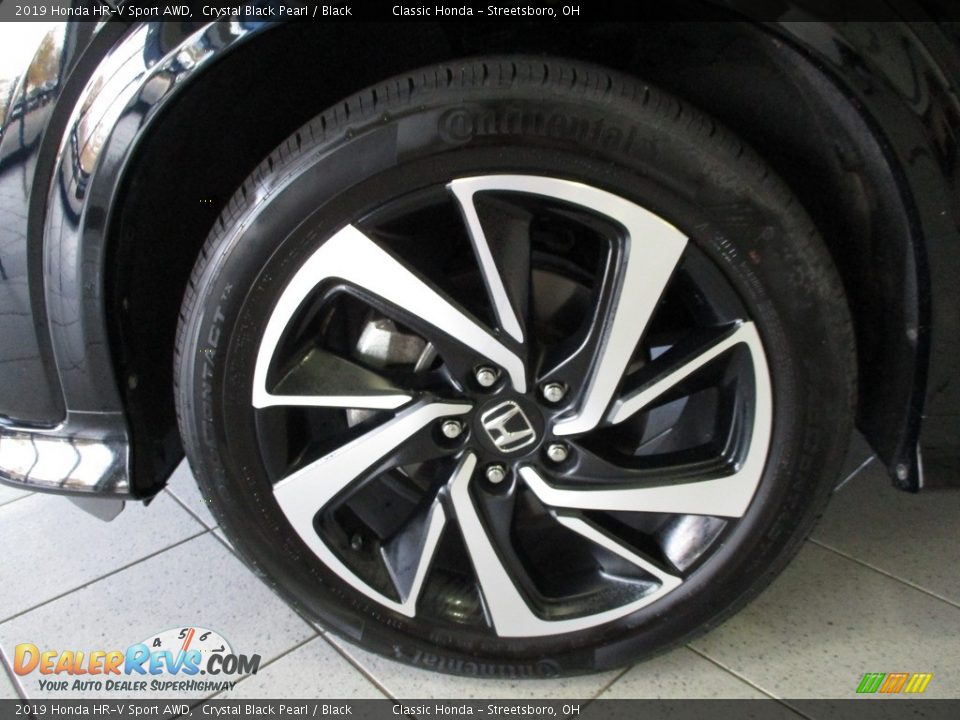 2019 Honda HR-V Sport AWD Crystal Black Pearl / Black Photo #12