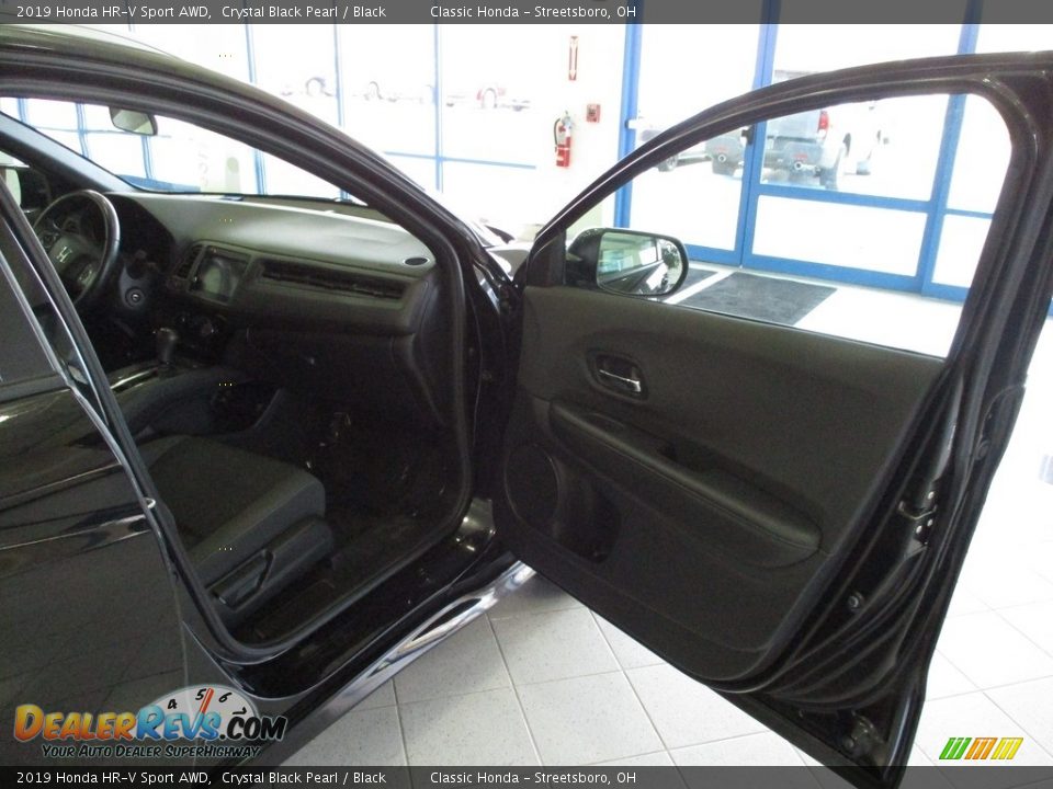 2019 Honda HR-V Sport AWD Crystal Black Pearl / Black Photo #16